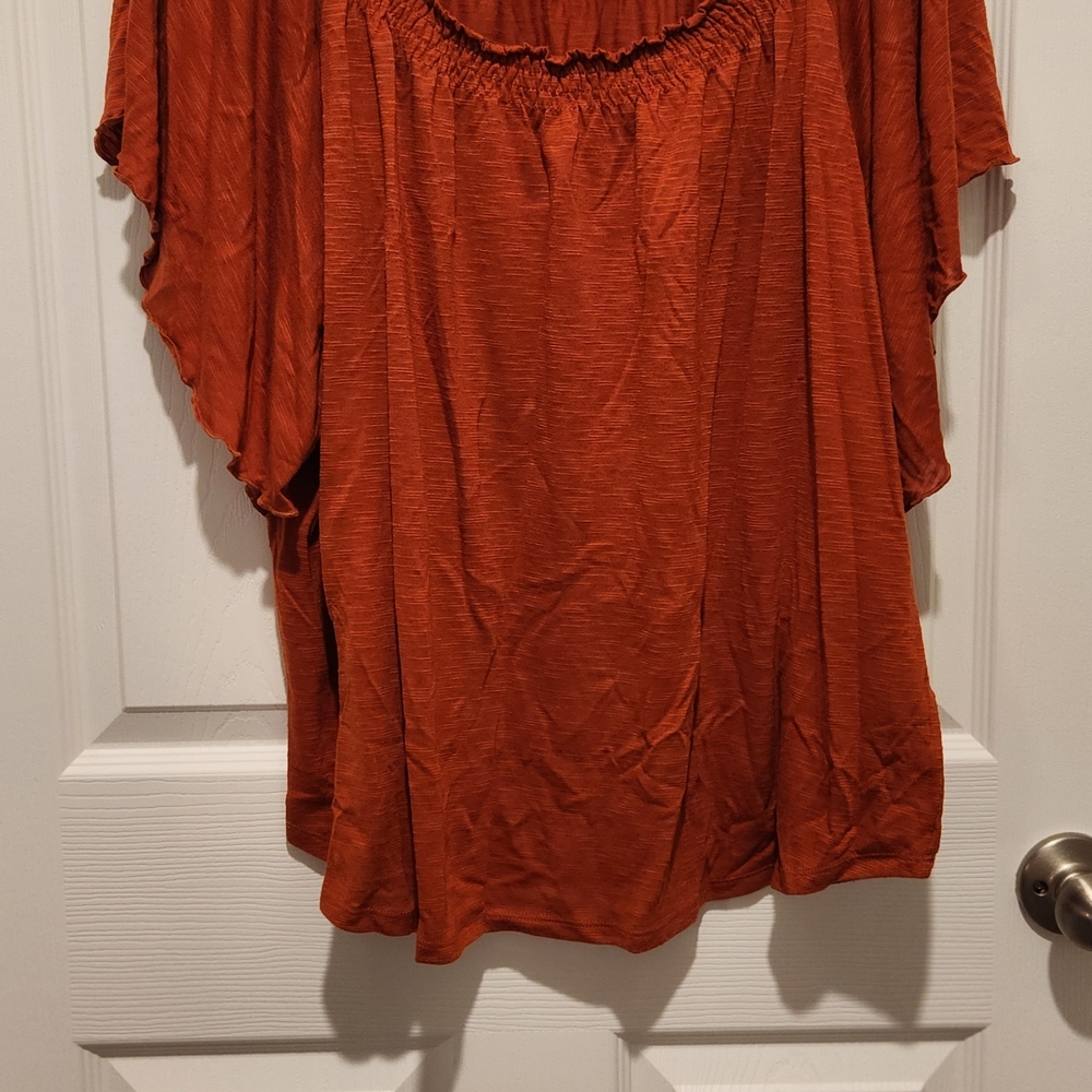 Cato Terracotta Women's Blouse